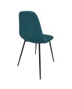 Set di 4 sedie Atome blu - 44x86x54 cm
