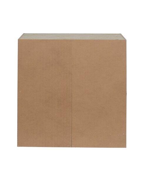 Contenitore modulare Pietra con 4 scomparti bianchi e beige - 66,6x65,6x31,8 cm
