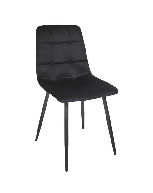 Set von 4 schwarzen Mateo-Stühlen - 45x88x52 cm