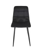Set di 4 sedie Mateo nere - 45x88x52 cm