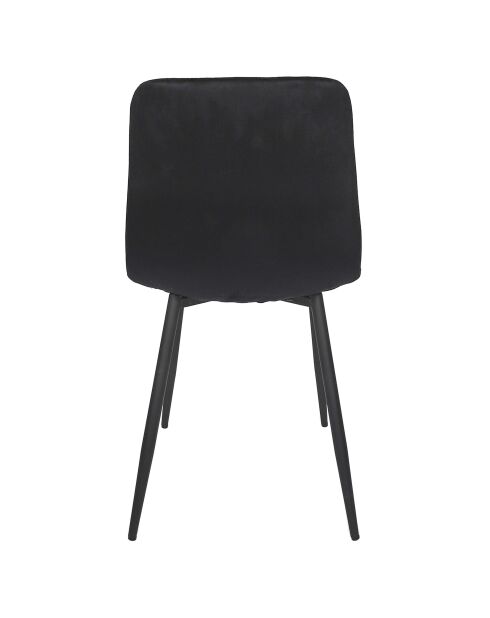 Set von 4 schwarzen Mateo-Stühlen - 45x88x52 cm