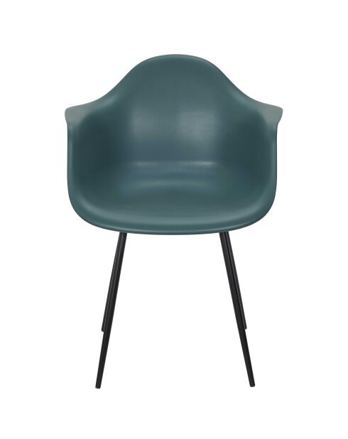 Set von 4 blauen Gustav-Sesseln - 62x85x59 cm