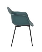 Set di 4 poltrone Gustav blu - 62x85x59 cm