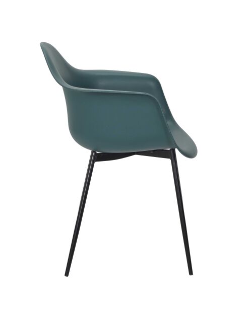 Set von 4 blauen Gustav-Sesseln - 62x85x59 cm