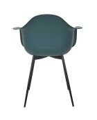 Set di 4 poltrone Gustav blu - 62x85x59 cm