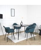 Set di 4 poltrone Gustav blu - 62x85x59 cm
