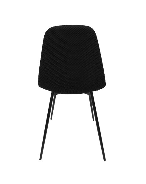 Set von 4 schwarzen Atome-Stühlen - 44x86x54 cm