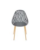 Set di 4 sedie Lucena grigie - 52,3x83,4x53,3 cm