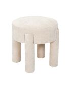 Tabouret Emilia beige - 40x39,5x40 cm