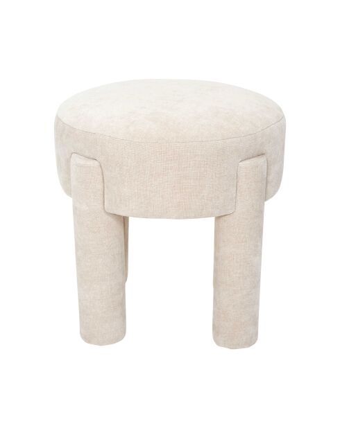 Tabouret Emilia beige - 40x39,5x40 cm