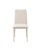 Lot de 2 chaises Emilia beiges - 52x91x43 cm