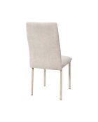 Lot de 2 chaises Emilia beiges - 52x91x43 cm