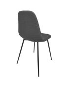Set di 4 sedie Atome grigie - 44x86x54 cm