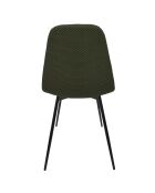 Set di 4 sedie Atome kaki - 44x86x54 cm