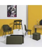 Set di 4 sedie Atome kaki - 44x86x54 cm