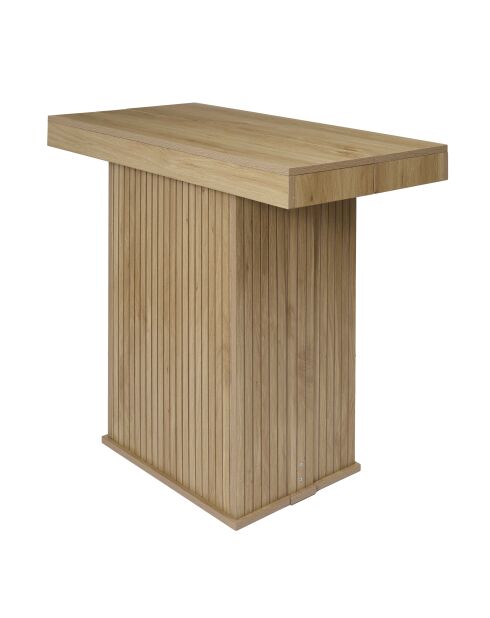 Tavolo consolle allungabile Klaus marrone - 235x75x90 cm