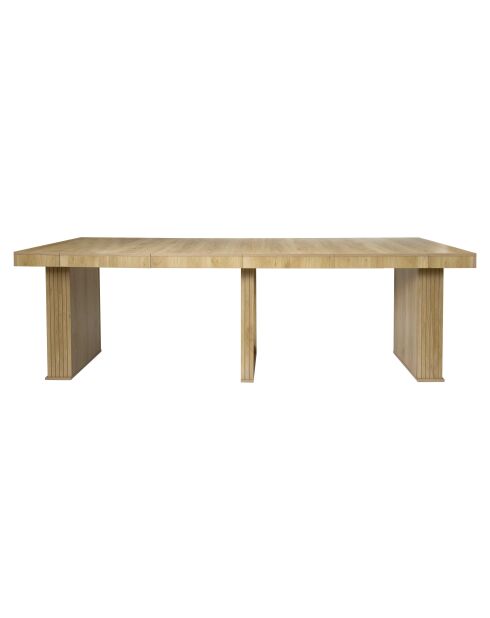 Tavolo consolle allungabile Klaus marrone - 235x75x90 cm