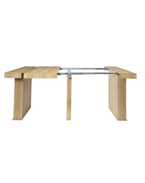 Tavolo consolle allungabile Klaus marrone - 235x75x90 cm