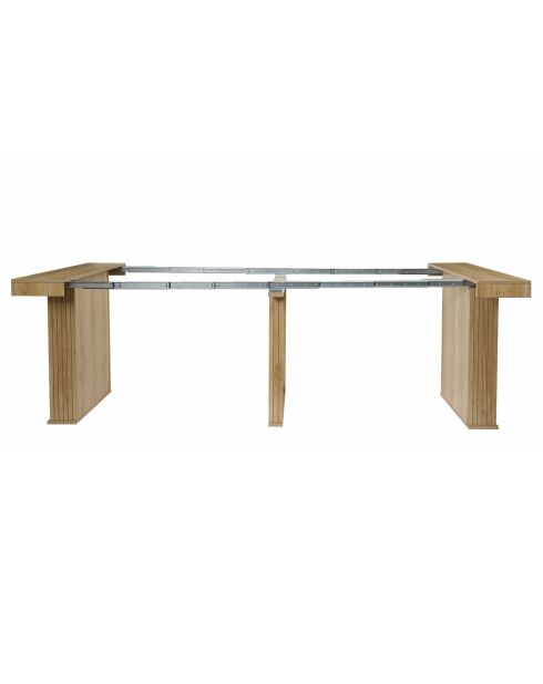 Tavolo consolle allungabile Klaus marrone - 235x75x90 cm