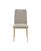 Lot de 2 chaises Emilia taupe - 52x91x43 cm