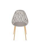 Set di 4 sedie Lucena taupe - 52,3x83,4x53,3 cm