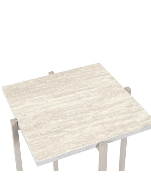 2 weiße und beige Terra Nova Nistständer - 30x80x30 cm