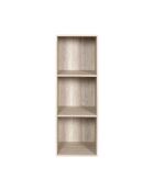 Contenitore modulare Pietra con 3 scomparti bianchi e beige - 34x97,8x31,8 cm