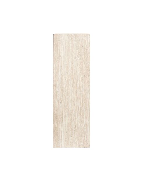 Contenitore modulare Pietra con 3 scomparti bianchi e beige - 34x97,8x31,8 cm