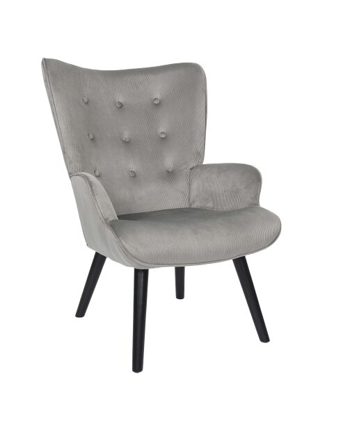 Poltrona lounge Giulia grigia - 68x96x75 cm