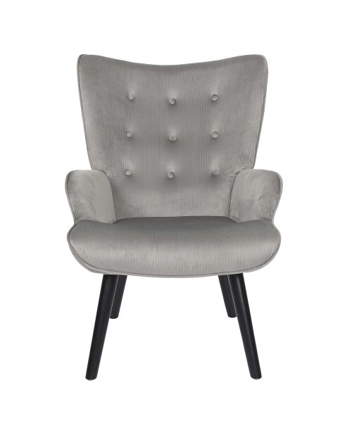 Poltrona lounge Giulia grigia - 68x96x75 cm