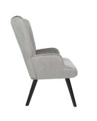 Sillón lounge Giulia gris - 68x96x75 cm
