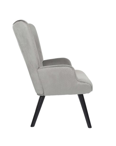 Poltrona lounge Giulia grigia - 68x96x75 cm