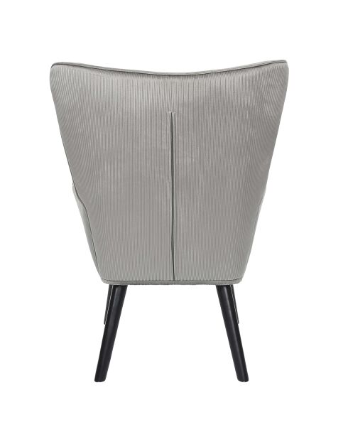 Poltrona lounge Giulia grigia - 68x96x75 cm