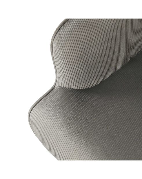 Poltrona lounge Giulia grigia - 68x96x75 cm