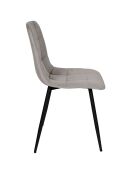 Set di 4 sedie Mateo taupe - 45x88x52 cm