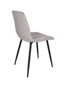 Set di 4 sedie Mateo taupe - 45x88x52 cm