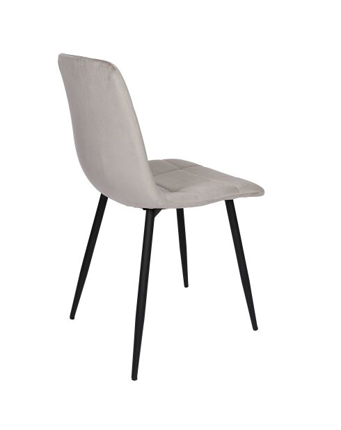 Set van 4 stoelen Mateo taupe - 45x88x52 cm