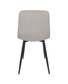 Set di 4 sedie Mateo taupe - 45x88x52 cm