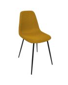 Set di 4 sedie Atome gialle - 44x86x54 cm
