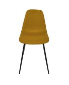 Set di 4 sedie Atome gialle - 44x86x54 cm
