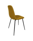 Set di 4 sedie Atome gialle - 44x86x54 cm