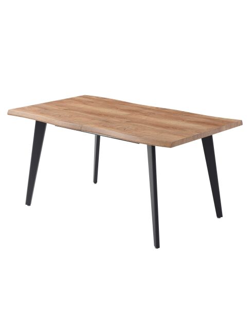 Forest ausziehbarer Tisch für 6 bis 8 Personen schwarzbraun - 210x76,5x86,5 cm