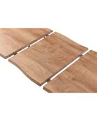 Forest ausziehbarer Tisch für 6 bis 8 Personen schwarzbraun - 210x76,5x86,5 cm