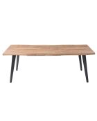 Forest ausziehbarer Tisch für 6 bis 8 Personen schwarzbraun - 210x76,5x86,5 cm