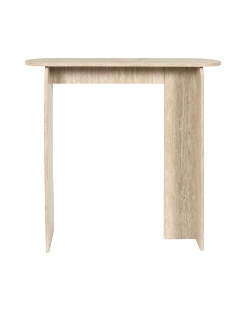 Console Pietra blanche et beige - 90x80x30 cm