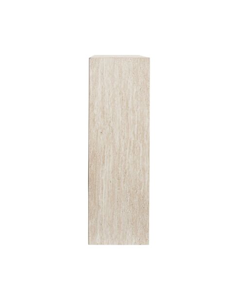 Contenitore modulare Pietra con 9 scomparti bianchi e beige - 99,3x97,8x31,8 cm