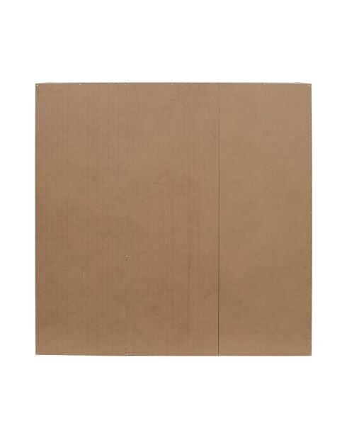 Contenitore modulare Pietra con 9 scomparti bianchi e beige - 99,3x97,8x31,8 cm