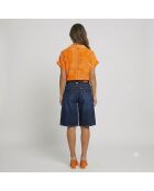 Chemise Eros imprimée bandana orange