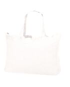 Cabas en lin Lavezzi blanc - 60x35 cm