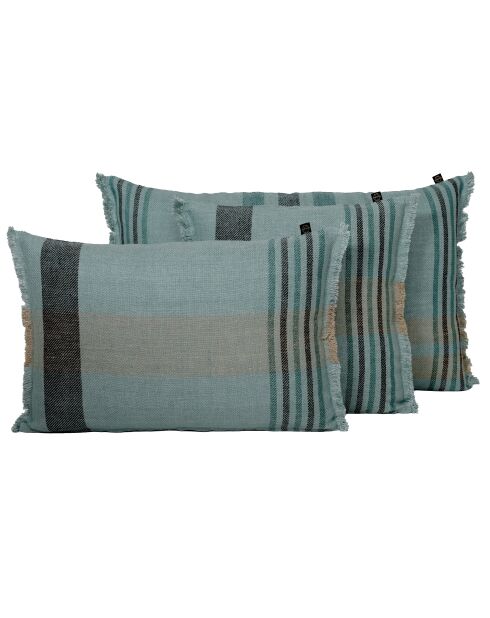 Housse de coussin en lin Aalborg céladon